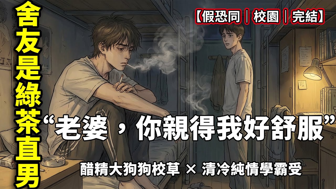 「我最討厭男同了。」毫無邊界感的直男舍友每天叫我老婆，還非要抱著我睡？當我喝醉後，那個「恐同」大佬竟然守在床頭：小池，睡了我你就想跑？【一口氣看完｜耽美甜寵｜校園暗戀】