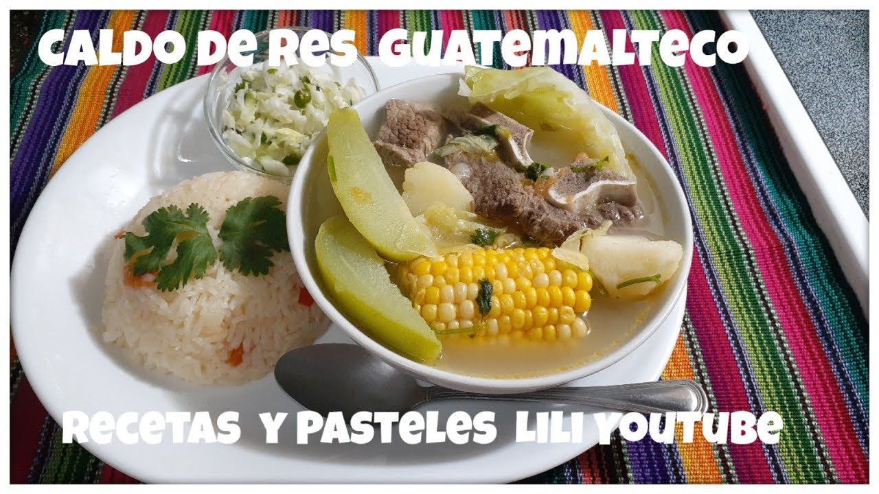 Cómo Hacer  Caldo  de Res 🥣 Guatemalteco 🇬🇹