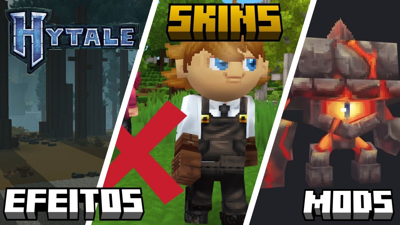 SHADERS SKINS E MODS - HYTALE
