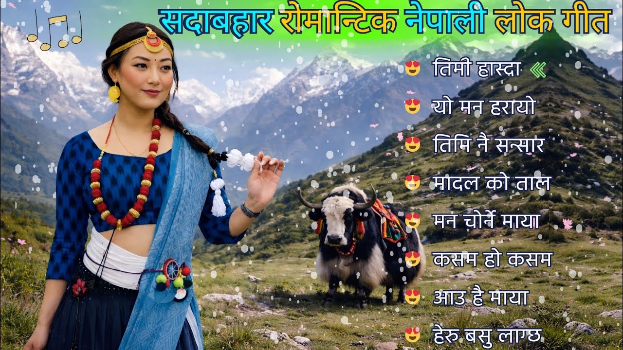 💞 Viral Nepali Love Folk Songs 2025 | Best Romantic Lok Geet Nepal 🇳🇵