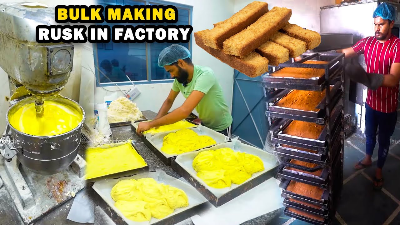 Bulk factory making of Rusk cake in delhi rs 10 only