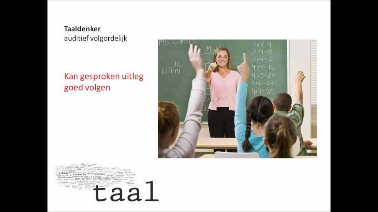 Taaldenken versus beelddenken