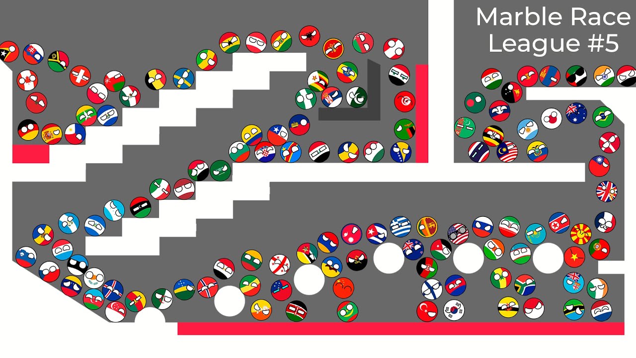 Финал №5 лиги Marble Race Countryballs | Осенняя лига 2025 года