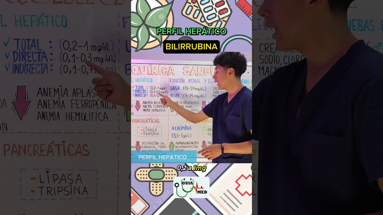 PERF&Iacute;L HEP&Aacute;TICO (BILIRRUBINA) | GuiaMed #quimicasanguinea
