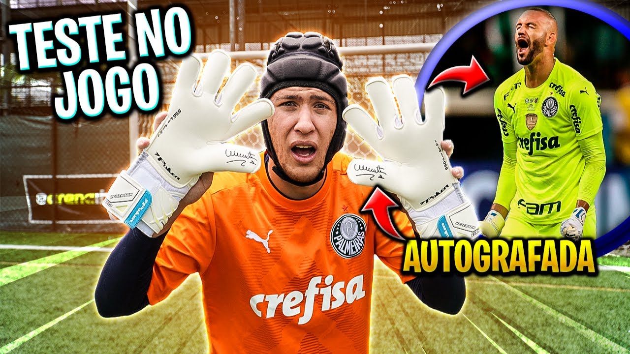 USEI A LUVA DO WEVERTON DO PALMEIRAS E ME DEU PODERES NO JOGO!