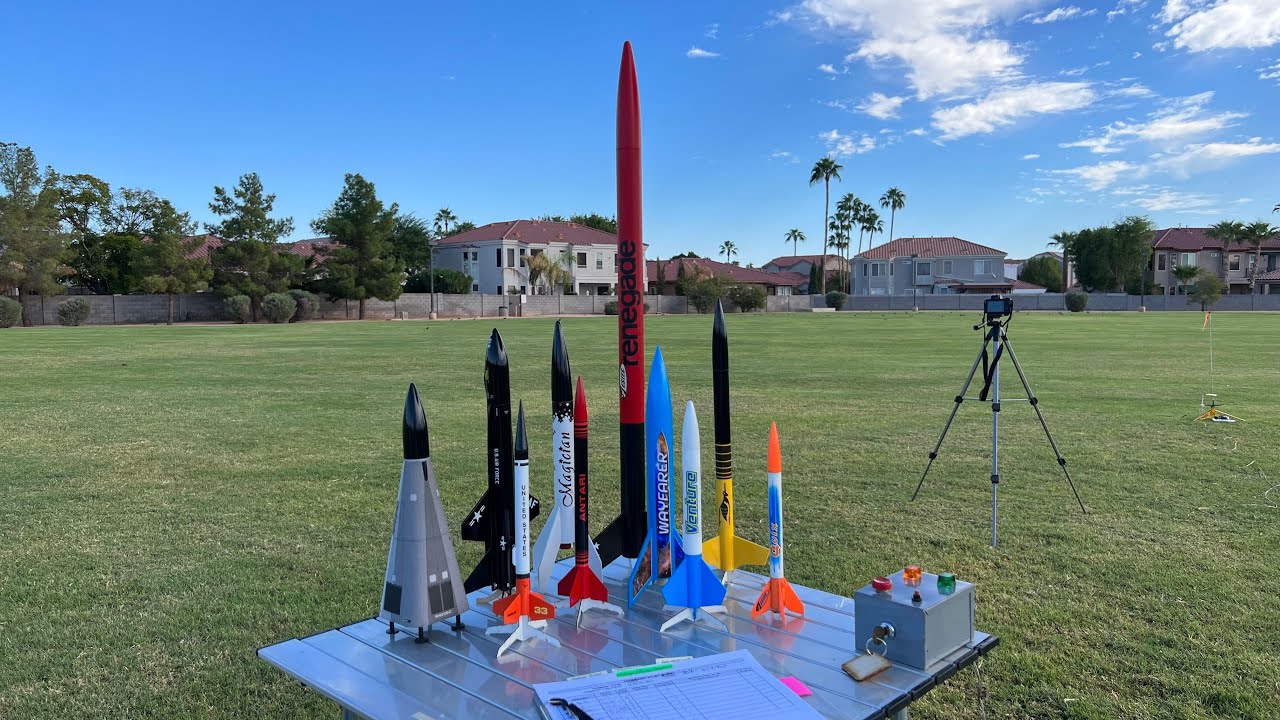 Vintage Model Rocket Kit Flights