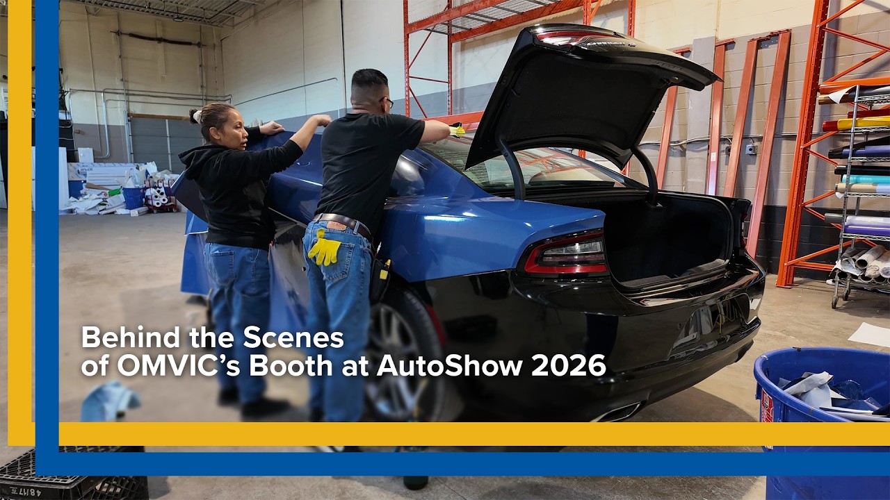Behind the scenes of OMVIC's booth at the Canadian International AutoShow 2026