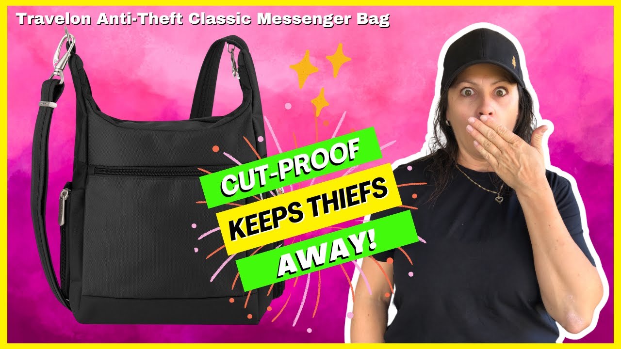 Travelon Classic Messenger Bag Unboxing: Ultimate Anti-Theft Design!