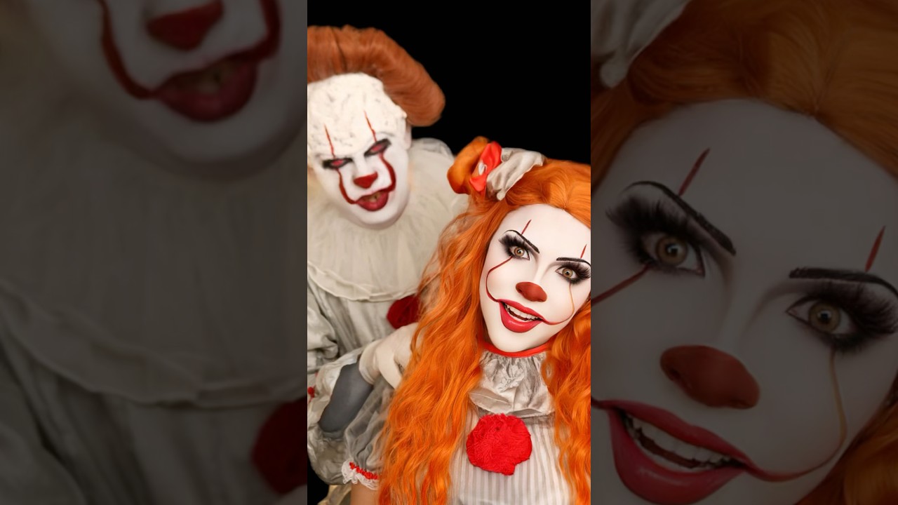 Maquillaje de It el payaso 🤡 de que ser&aacute; tu disfraz este a&ntilde;o ?? #payaso #halloween #makeup #fyp