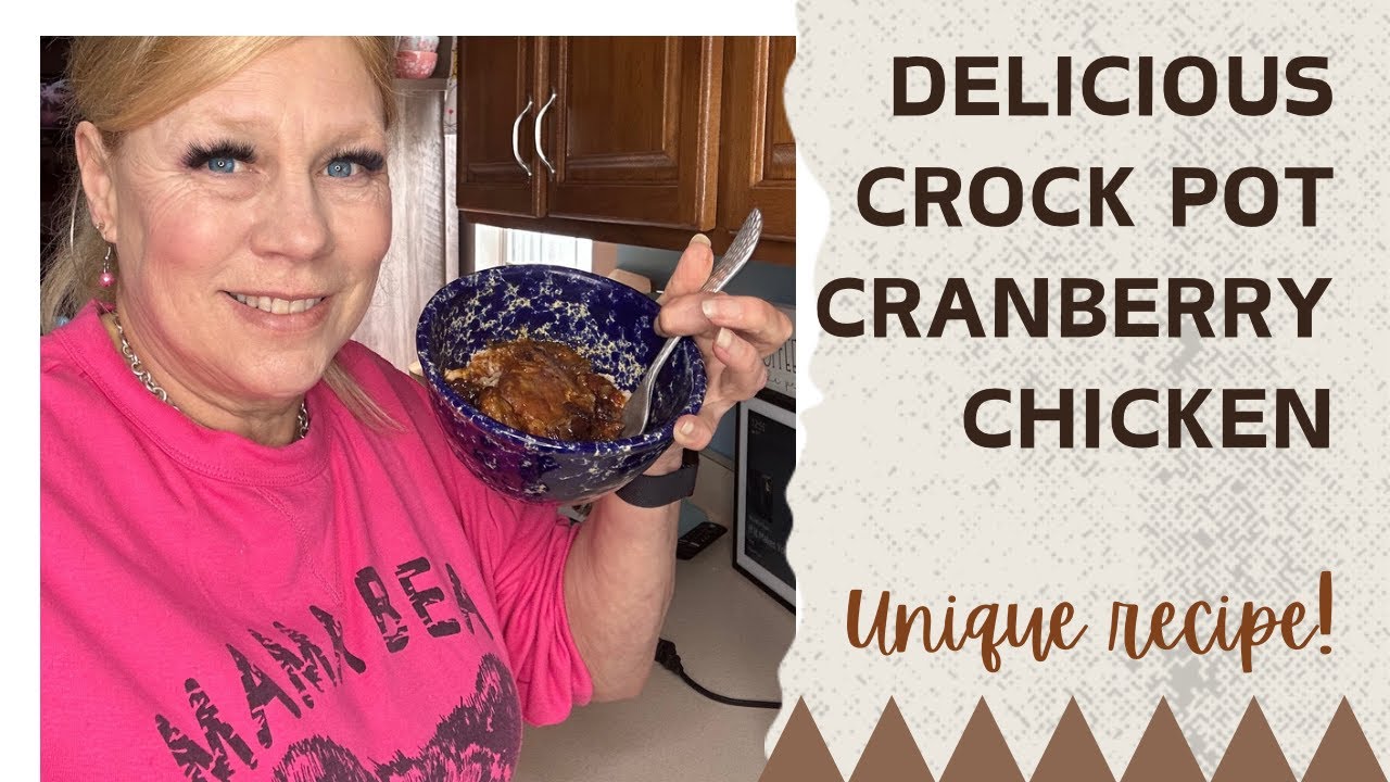 Crock Pot Cranberry Chicken with a Twist!