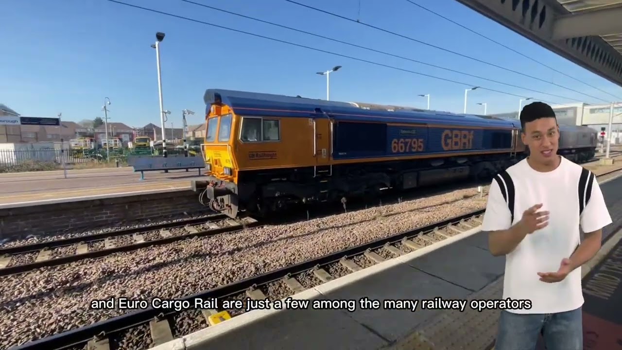 BR class 66 freight diesel locomotives DB Cargo and GBRf
