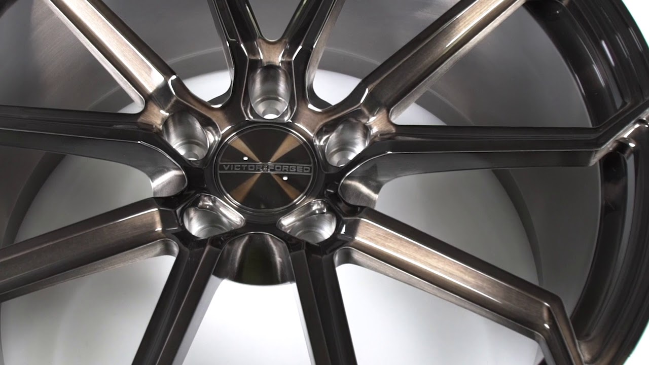 Victor Equipment Porsche Wheels - Fox Forged Monoblock in BRUSHED GUNMETAL