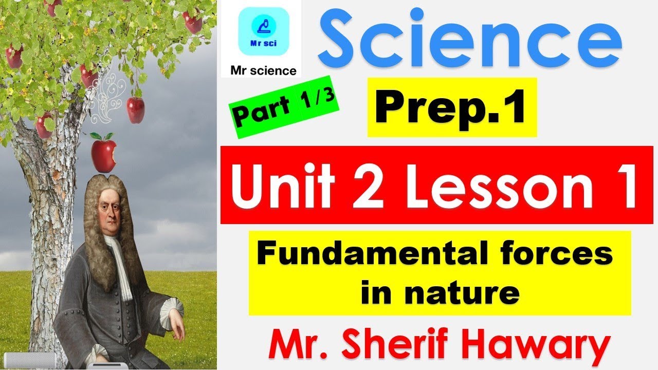 Science |  Prep.1| Fundamental Forces In Nature | Unit 2  Lesson 1 | Part 1/3| 2nd Term