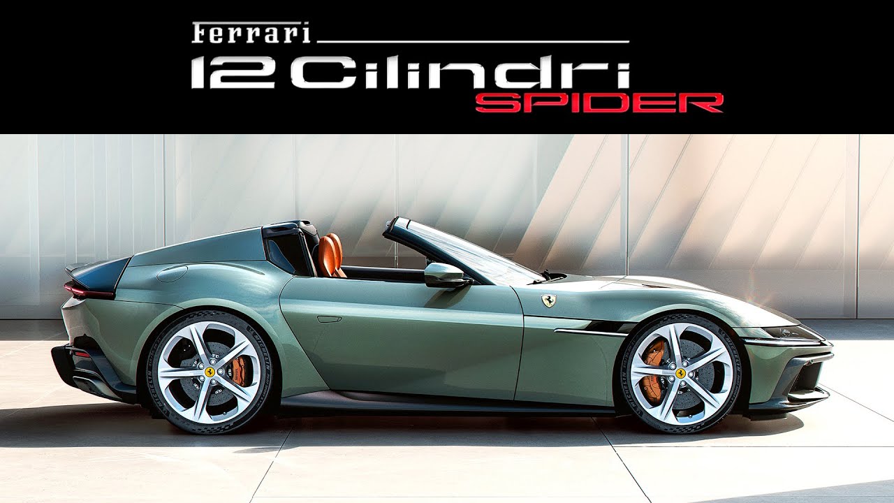 Ferrari 12Cilindri Spider – Design Details