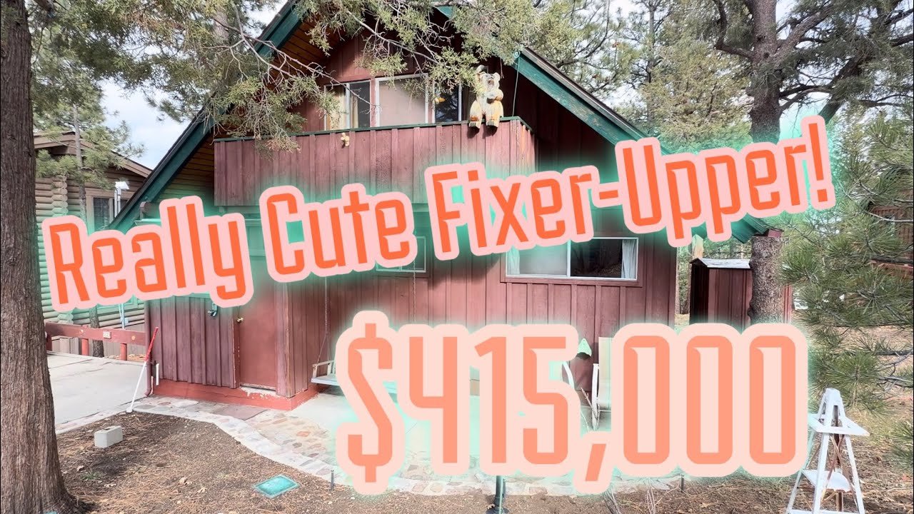 Big Bear Lake Fixer-Upper Opportunity 🏠 3 Bed, 2 Bath, Short-Term Rental Potential! $415,000