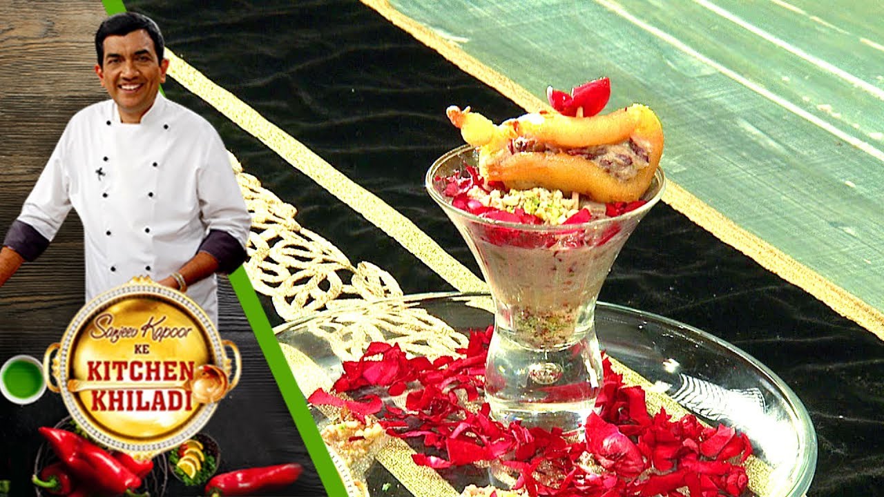 Sanjeev Kapoor Ke Kitchen Khiladi - Episode 21 - Dahi Bhalle(without frying) & Fruity Flowery Magic.