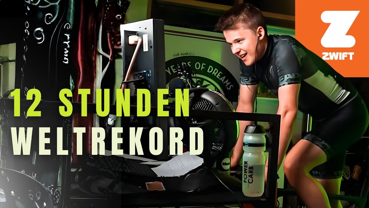 12 Stunden Zwift Weltrekordversuch // Mehr als 530km in 12 Stunden?