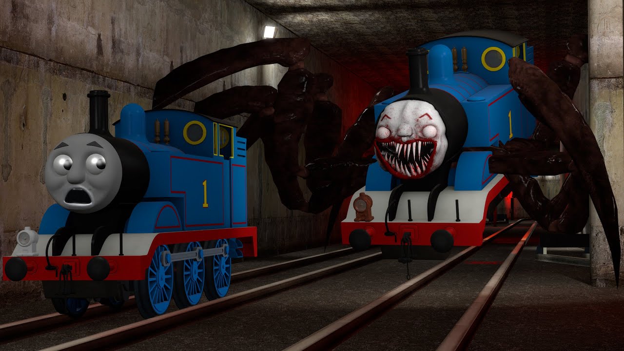 Building a Thomas Train Chased By Cursed Thomas Revenge Plan in Garry's Mod