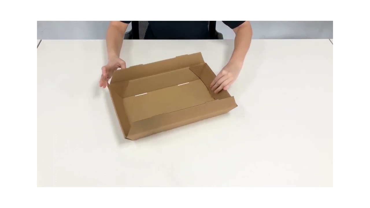 Inno-Pack Pr&auml;sentverpackung viereckig flach   Faltanleitung
