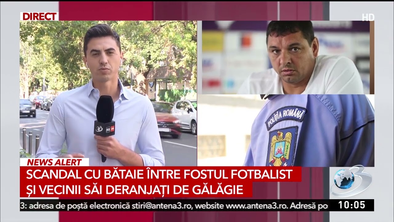 Ionel Ganea, cercetat de poliție după ce și-ar fi bătut vecinul. A fost emis un ordin de protecție