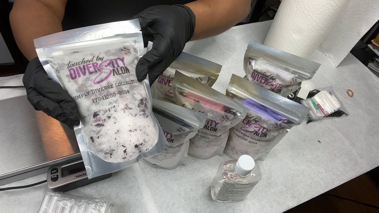 Packaging Bath Salt| How to use heat sealing bags