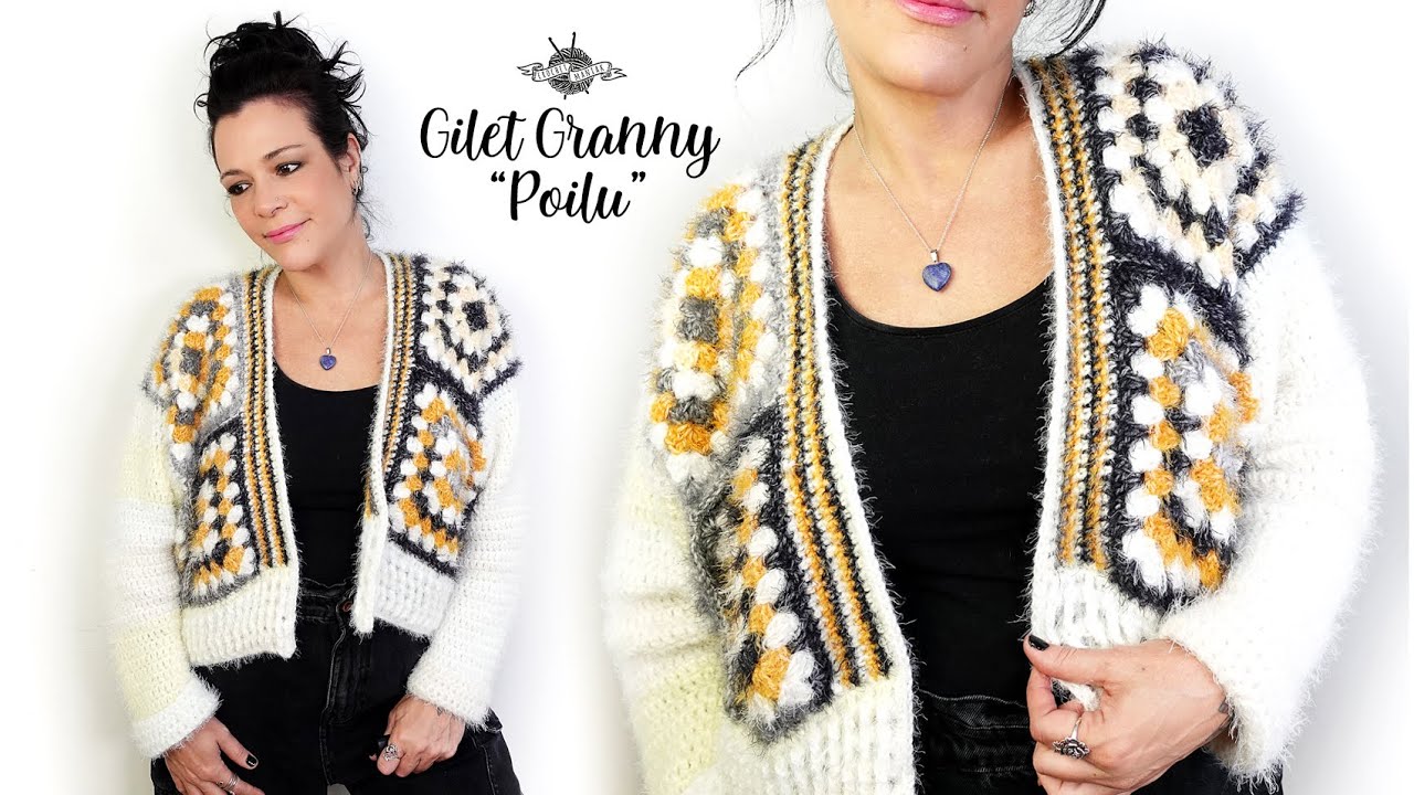 Crochet gilet Granny 