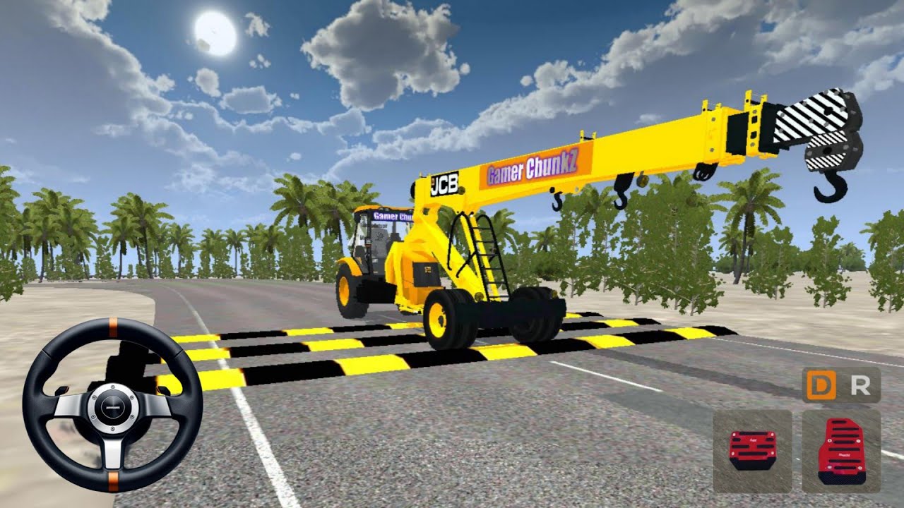 SPEED BREAKER MAP DRIVE 🥳 JCB CRANE Bussid | Bus Simulator Indonesia Bus Game | Android Gameplay 