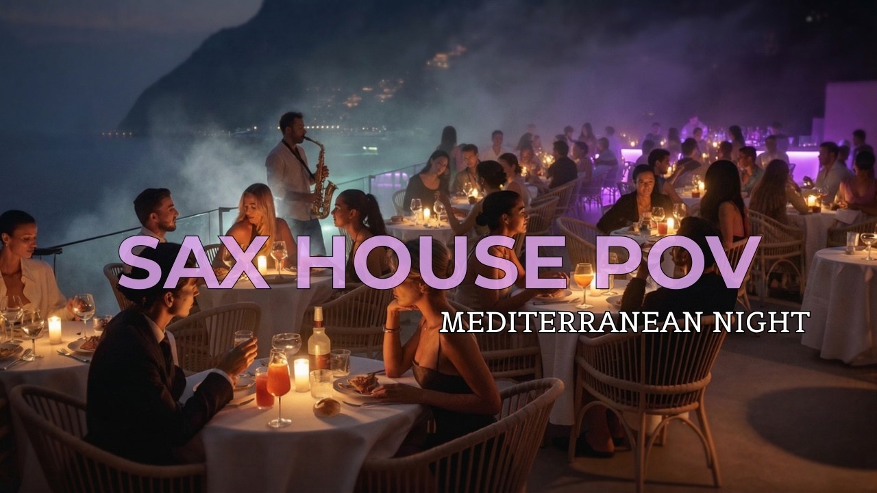 Deep House Sax Sunset Terrace | Deep House - Female Vocals & Live Sax