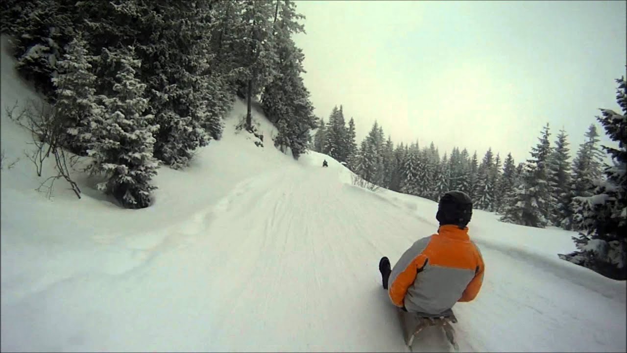 Schlitteln auf der Rigi