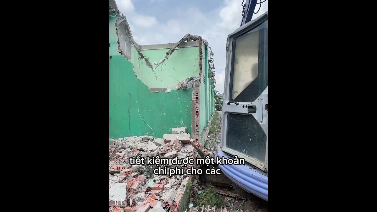 Th&aacute;o dỡ c&ocirc;ng tr&igrave;nh #nhadep#nhadepcuchi#thaodocongtrinh#maycuoc