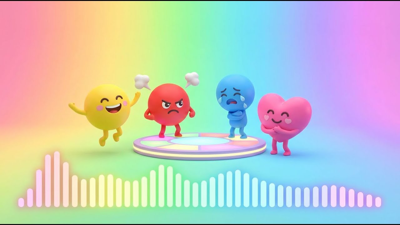 😊 Les Émotions qui Dansent 😡😢😍  Chanson éducative et rigolote pour enfants