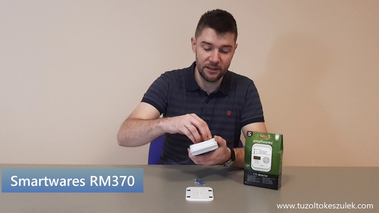 Smartwares rm370 szén-monoxid érzékelő beüzemelése