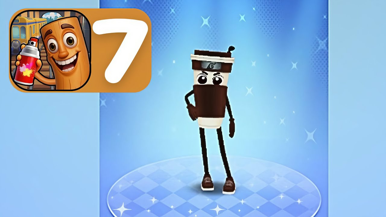 Brainrot Runner: Subway Rush - Capuccino Assassino - Gameplay Walkthrough Parte 7