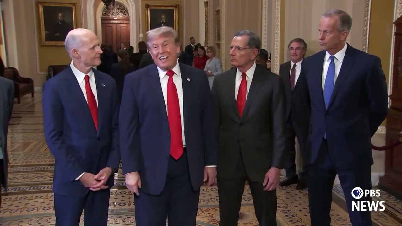 WATCH: Trump says he had 'great' meeting with senators after delaying housing bill