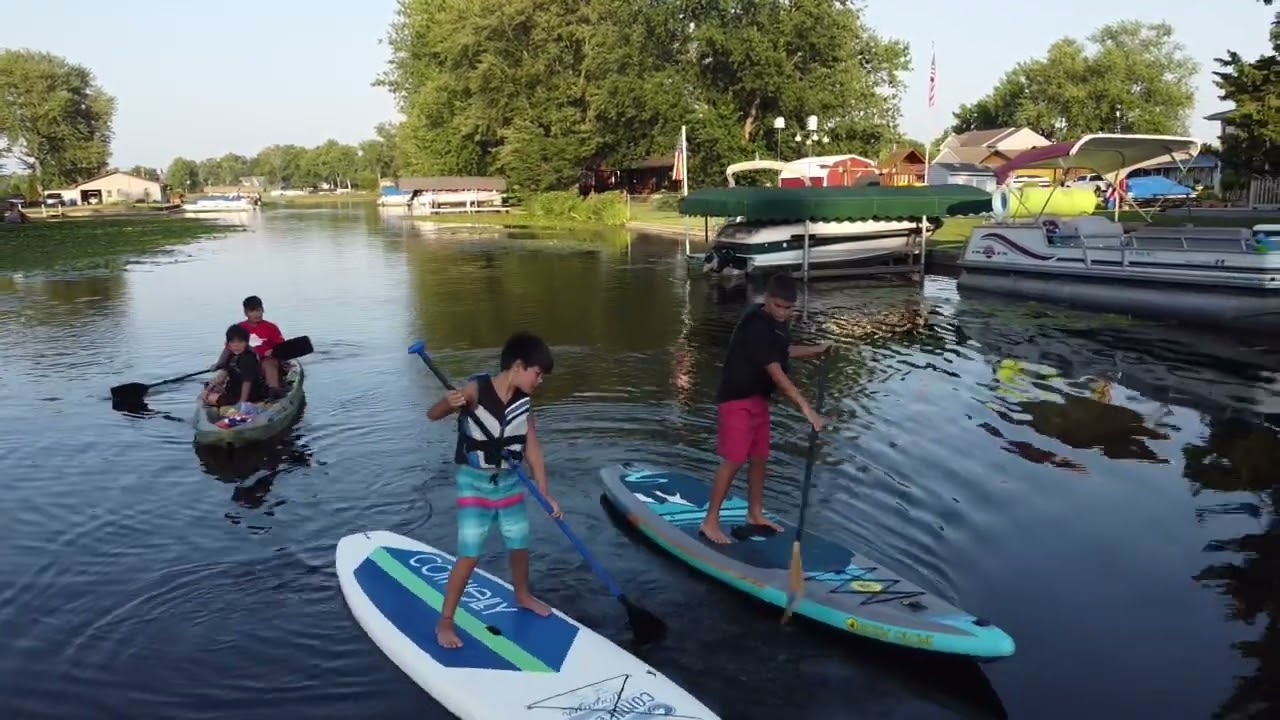 Paddle boarding on Lake Chapman Warsaw IN