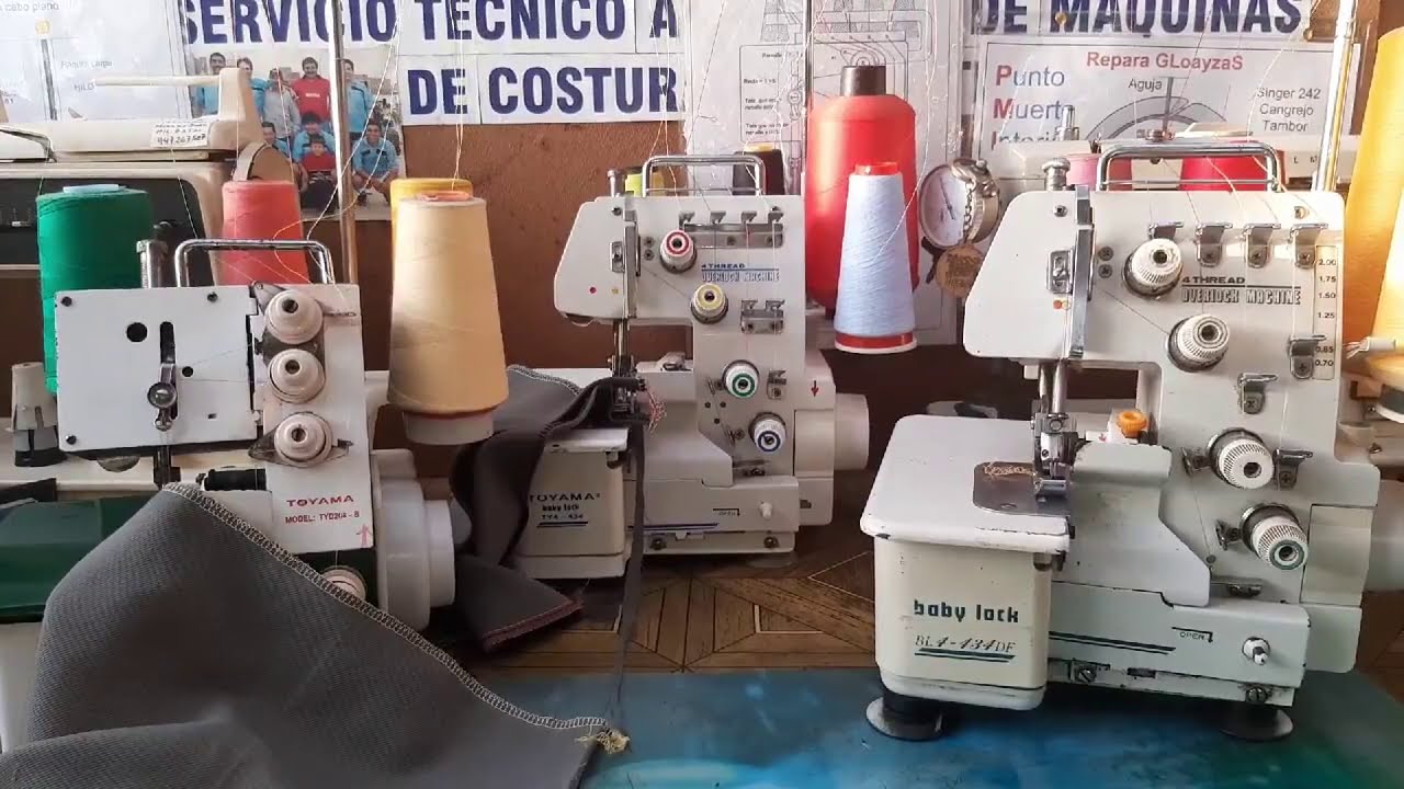 Competencia 3 Overlock Cual será la más Basica Toyama y Baby Lock y BL4–434DF