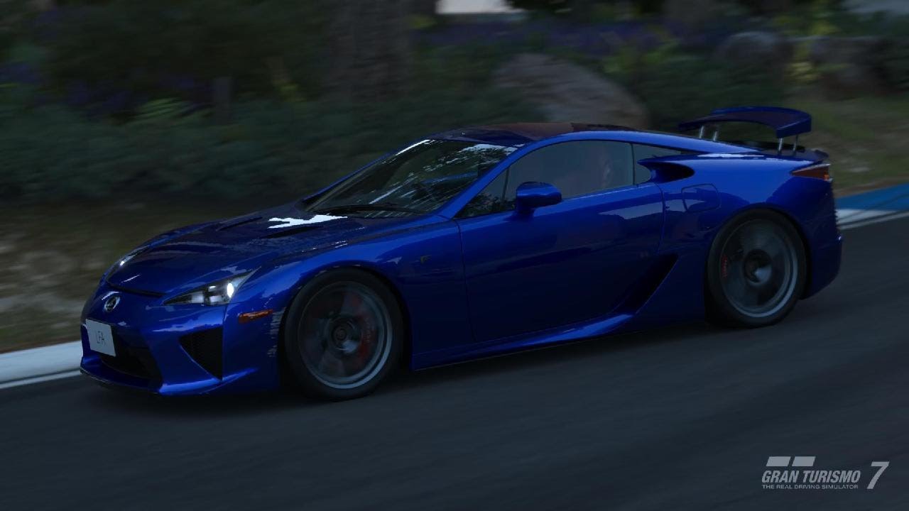 グランツーリスモ 7よりトライアルマウンテンを走るLFA🏁🚗🎮🏆