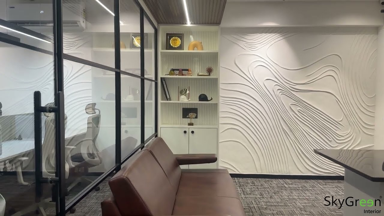 Commercial Office Interior | Nikol, Ahmedabad | Designed by SkyGreen Interior