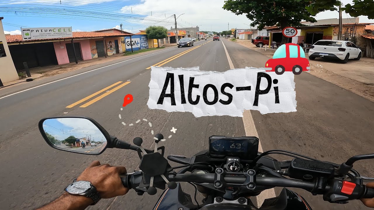 mostrando a cidade de Altos