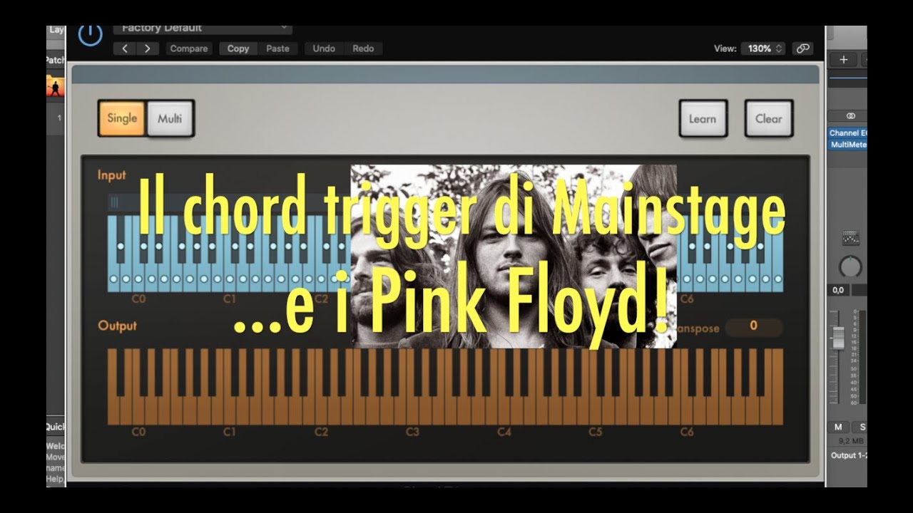 Il Chord trigger di MainStage... e I Pink Floyd!!!
