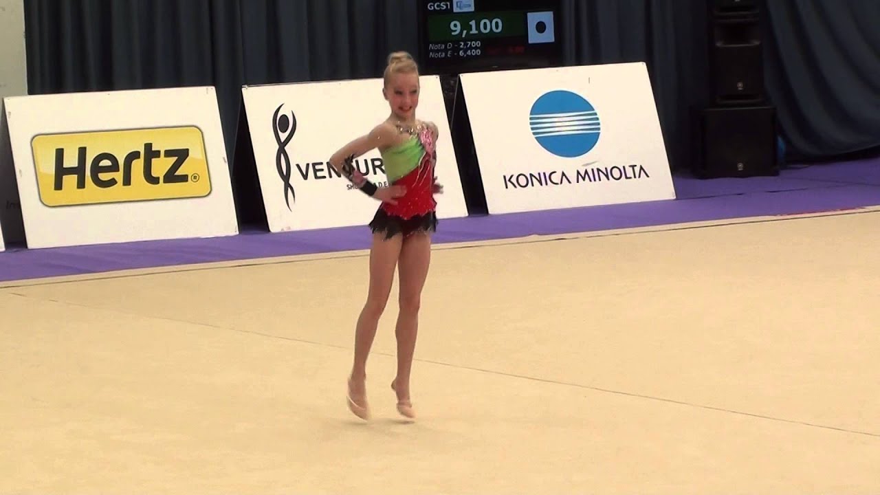 Ginástica Rítmica - Campeonato Nacional de 1ª divisão 2014 - Dinora Bondar - Movimentos Livres