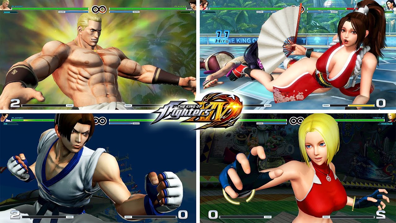 The King of Fighters XIV - Все ультимативные атаки / Все кульминационные суперспециальные приемы ...