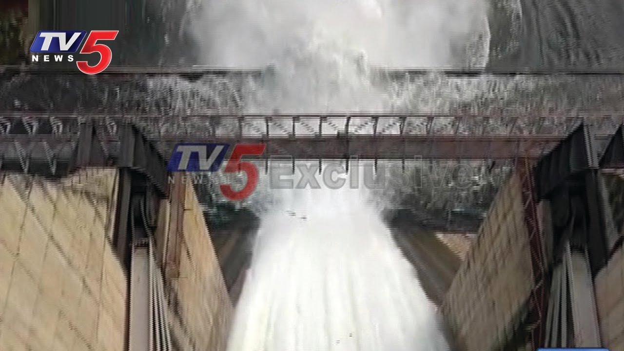 Srisailam Dam Gates Opened | TV5 News