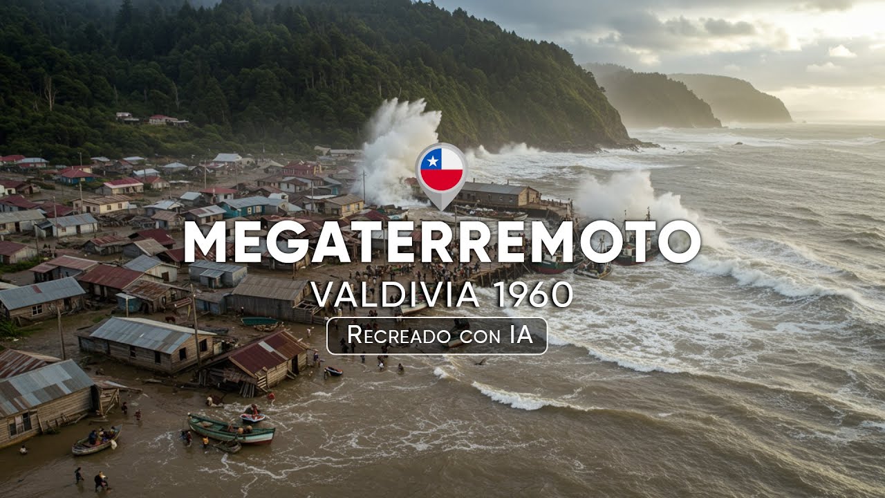 MegaTerremoto de Valdivia 1960 recreado con I.A.