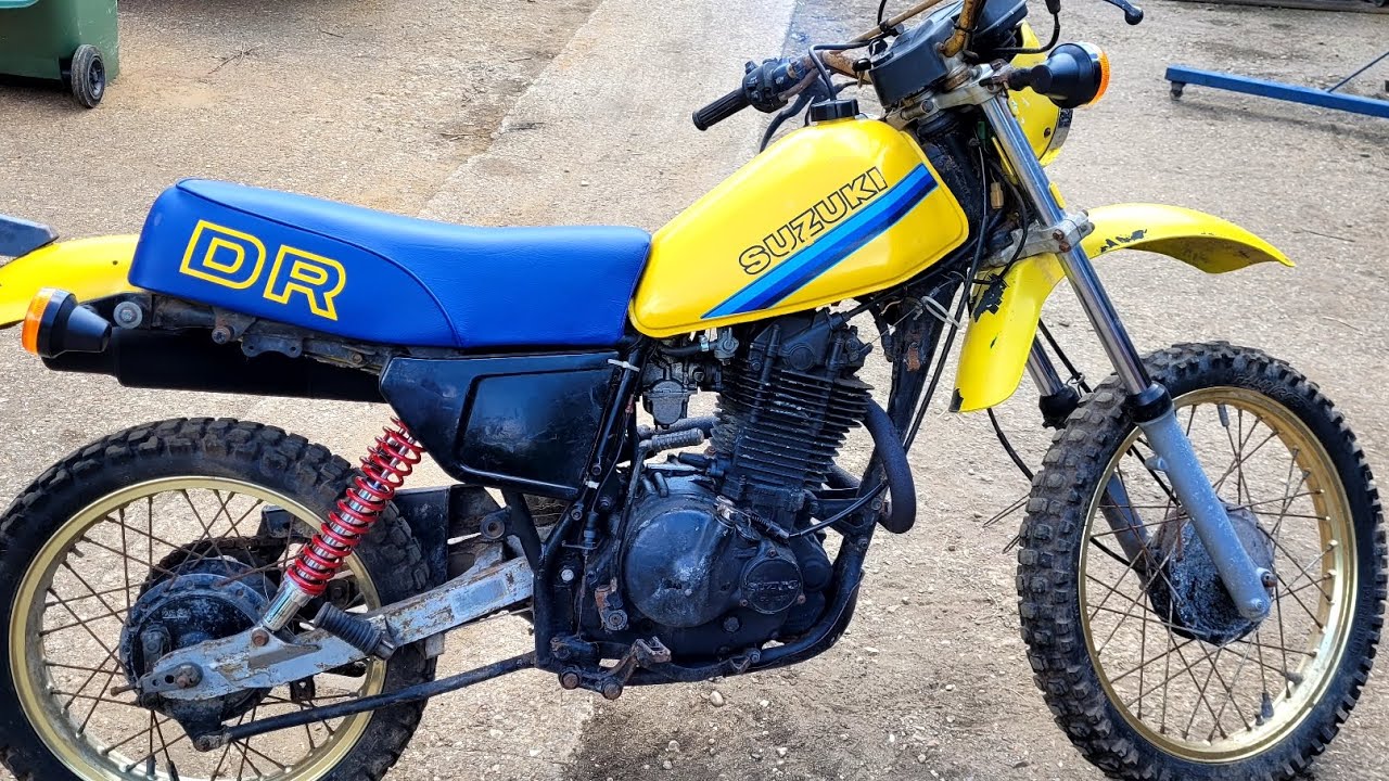 suzuki dr500. from buying it to making it ready for sale. we didn't restore l. we just made it work.