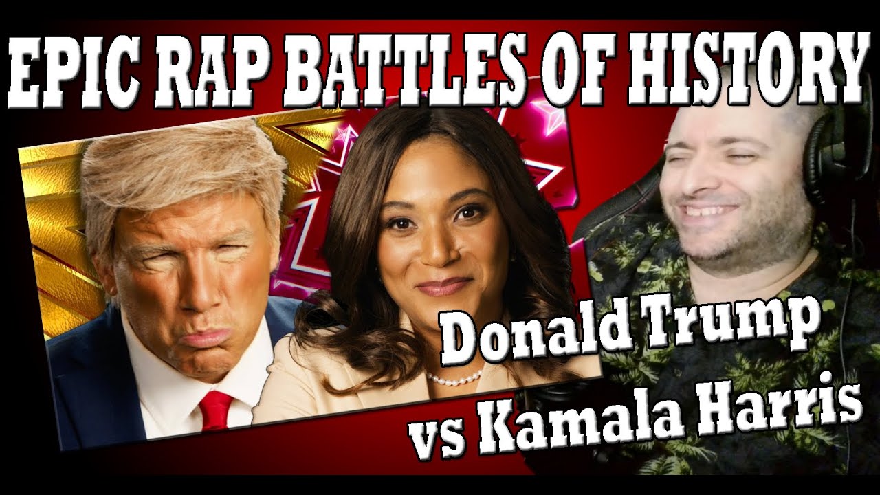 Donald Trump vs Kamala Harris | Epic Rap Battles | First Time Watching | No Holding Back in This One