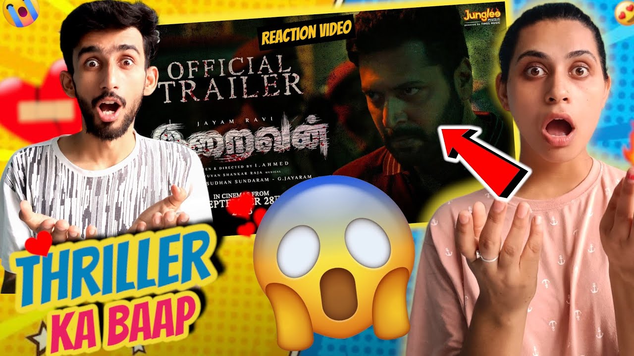 Iraivan Trailer Reaction 🔥🤯| Jayam Ravi | Nayanthara | Yuvan Shankar Raja