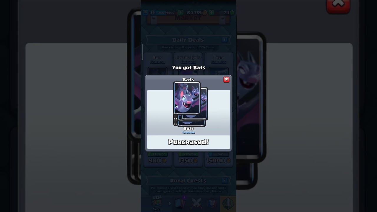 FREE Bats in Clash Royale 😍
