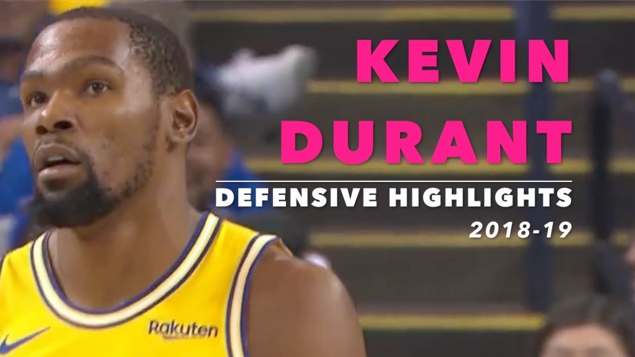 Kevin Durant Defensive Highlights | 2018-19