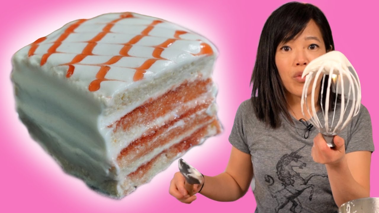 15 Minute BIRTHDAY CAKE & how to make milk powder whipped topping | No Oven Pantry Eats